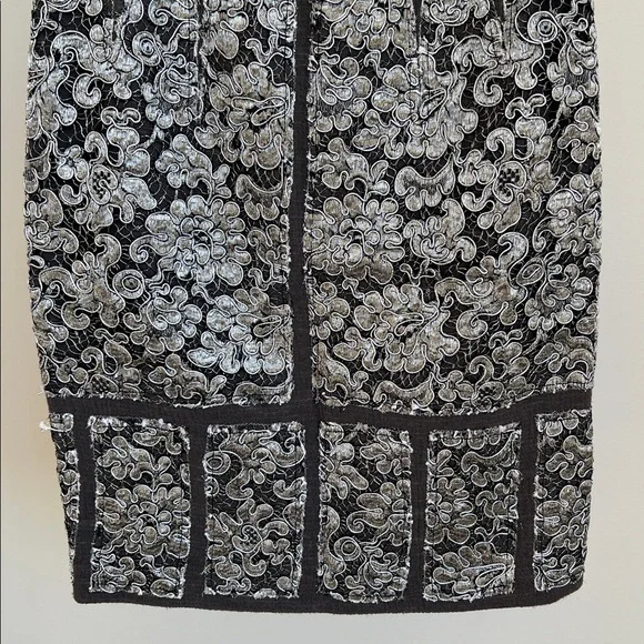 Proenza Schouler Metalic Lace Midi Skirt - Picture 4 of 12